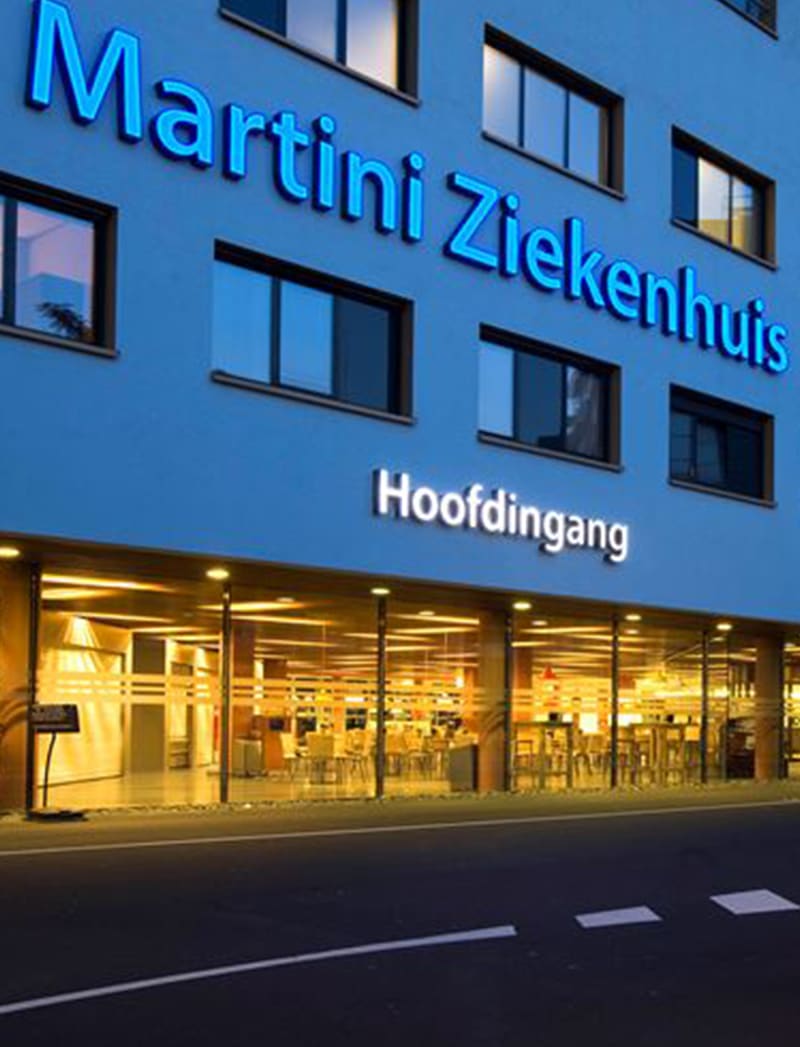 Overmatig zweten blozen Martini Ziekenhuis